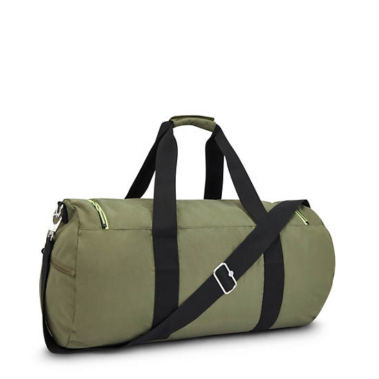 Bolsa Duffle Kipling Argus Medium Verde Oliva | MX 1429NW